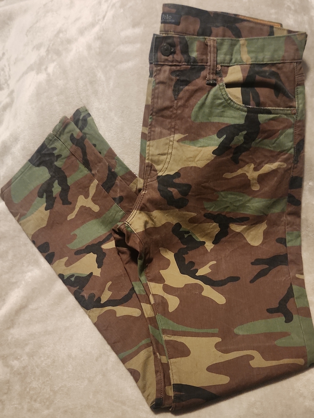 Mens Polo Ralph Lauren Camo Jeans